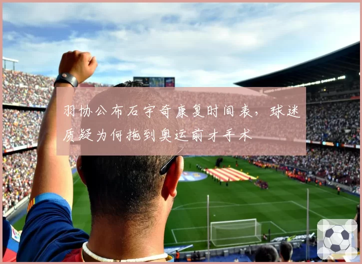 羽协公布石宇奇康复时间表,球迷质疑为何拖到奥运前才手术