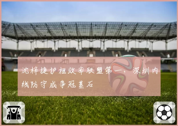 沈梓捷护框效率联盟第一，深圳内线防守成争冠基石